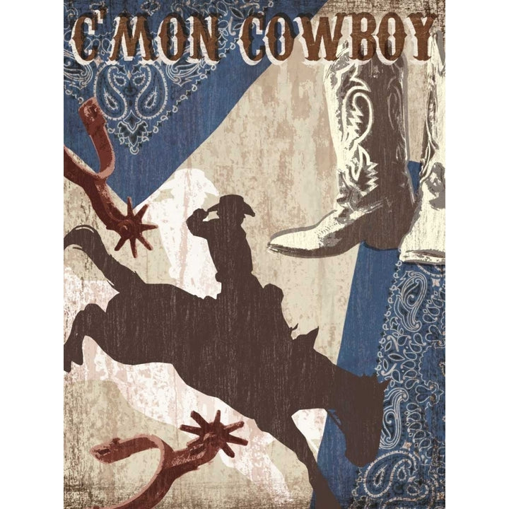 Cmon Cowboy Poster Print by Tandi Venter Image 2