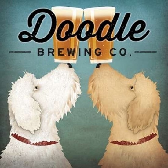 Doodle Beer Double Poster Print by Ryan Fowler Image 2