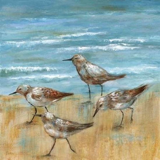 Sandpipers III Poster Print by Nan Image 2