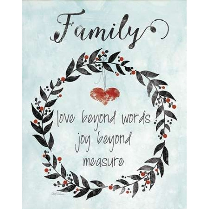 Family Heart Poster Print by Carol Robinson Image 1