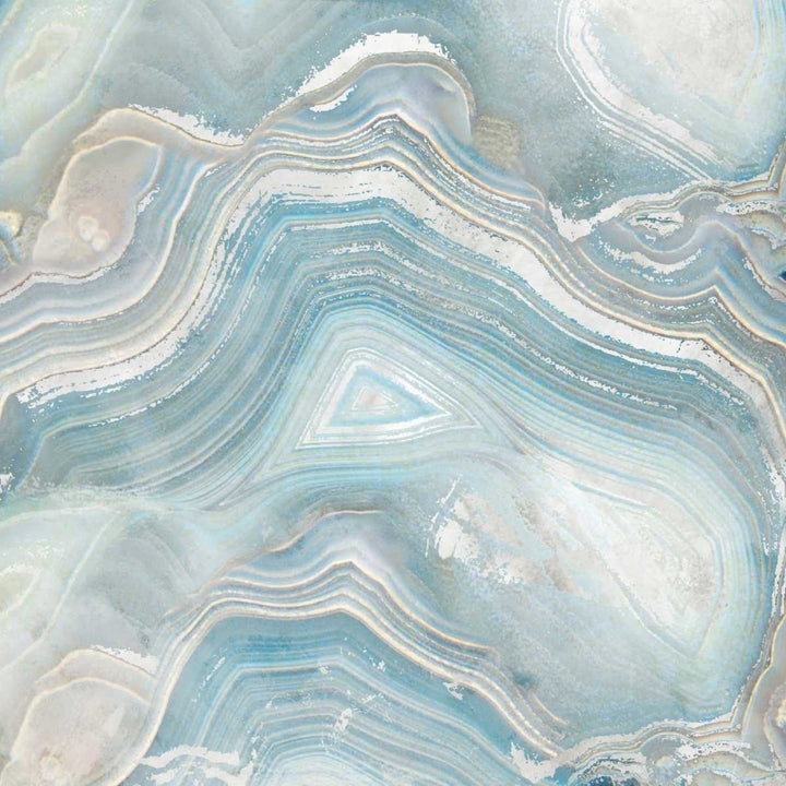 Agate in Blue I Poster Print by Nan Image 2