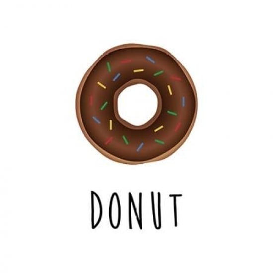 Donut Poster Print by CAD Designs Image 1