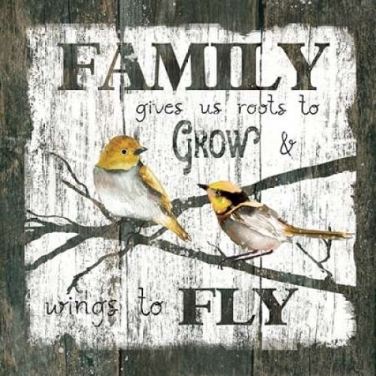 Family Wings Poster Print by Carol Robinson Image 1