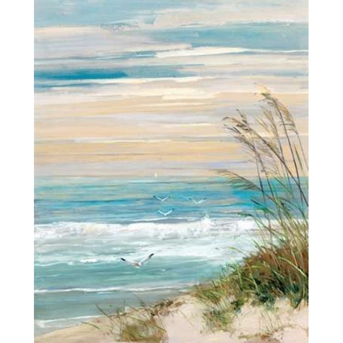 Beach At Dusk Poster Print by Sally Swatland Image 2