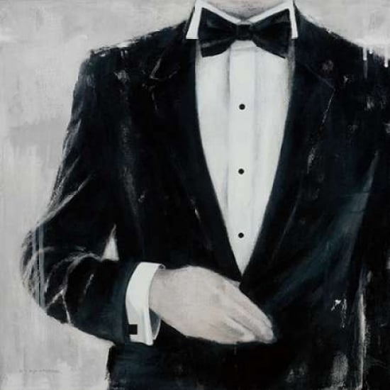 Black Tie Optional Poster Print by Andrea Stajan-Ferkul Image 2