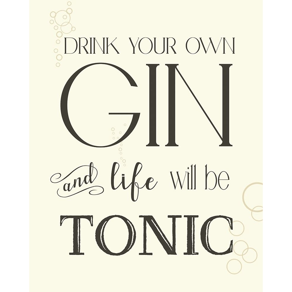 Gin and Tonic Poster Print by Kelly Donovan Image 1