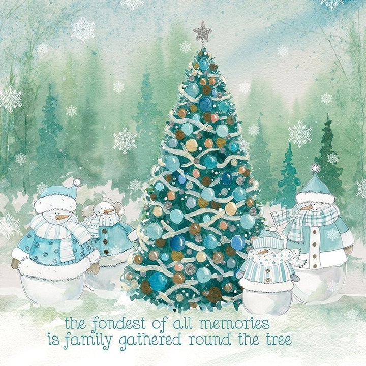 Snowman Family Poster Print by Carol Robinson Image 1