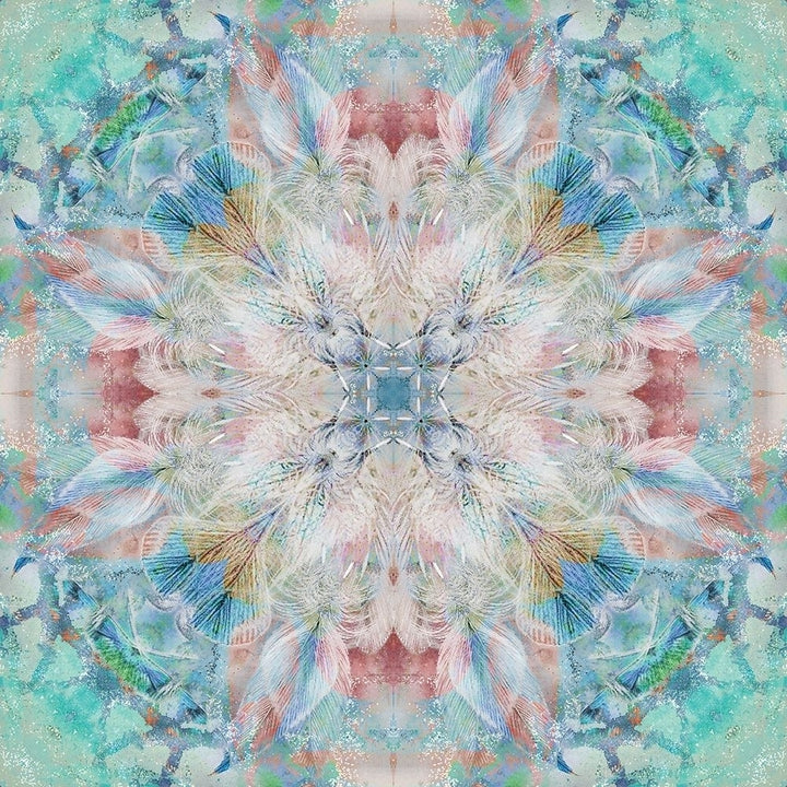 Kaleidoscope Feathers Poster Print by Nan Image 1