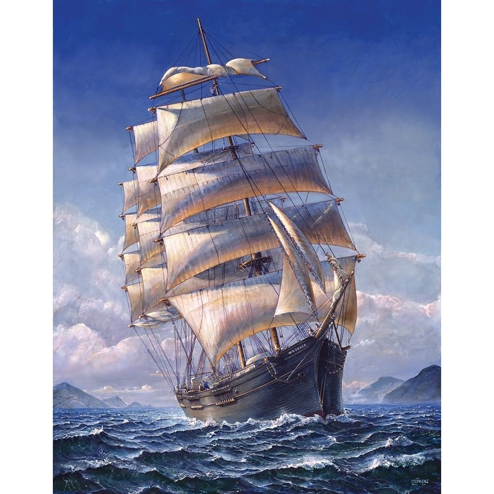 Sailing The Wr Poster Print by John H. Stephens Jr. Image 1