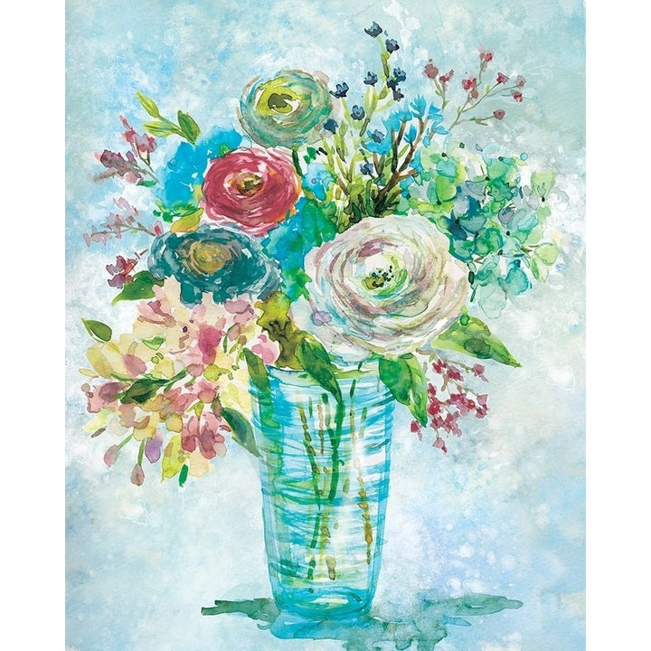 Blue Bouquet I Poster Print by Carol Robinson Image 1