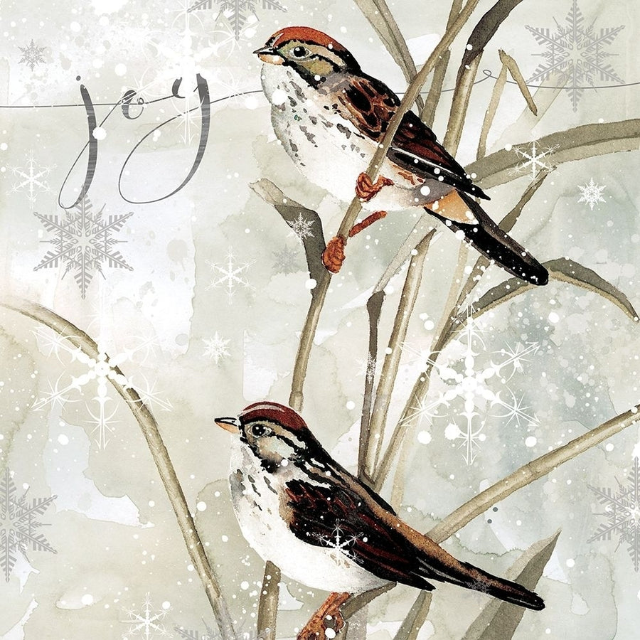 Winter Birds Poster Print by Carol Robinson Image 1