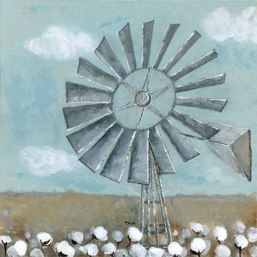 Mill Creek Farm Windmill Poster Print by Tava Studios Image 1