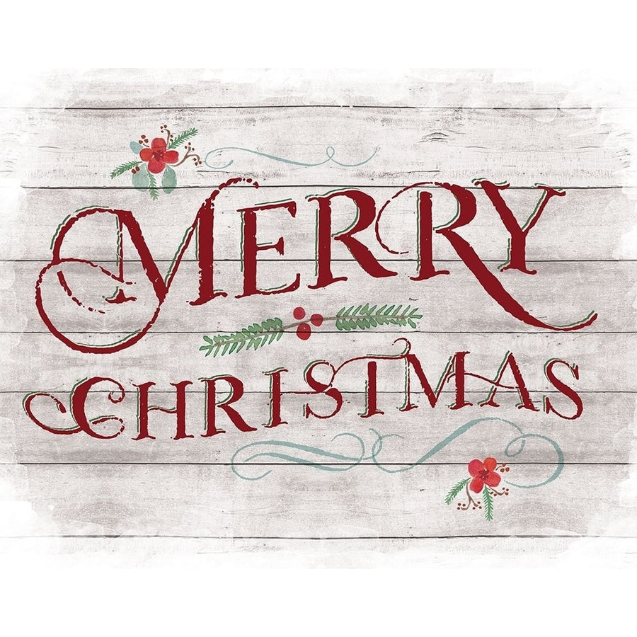 Merry Christmas Poster Print by Amanda Murray Image 1