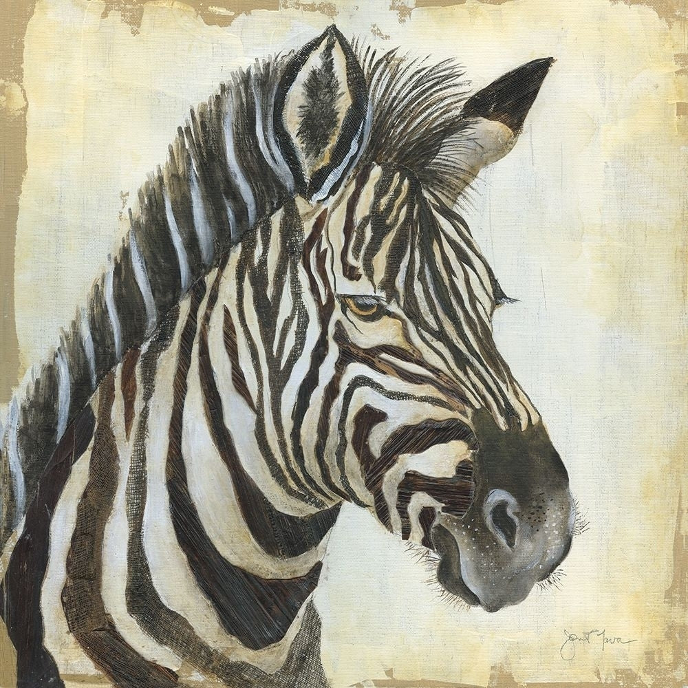 Patterned Zebra Poster Print by Tava Studios Image 1