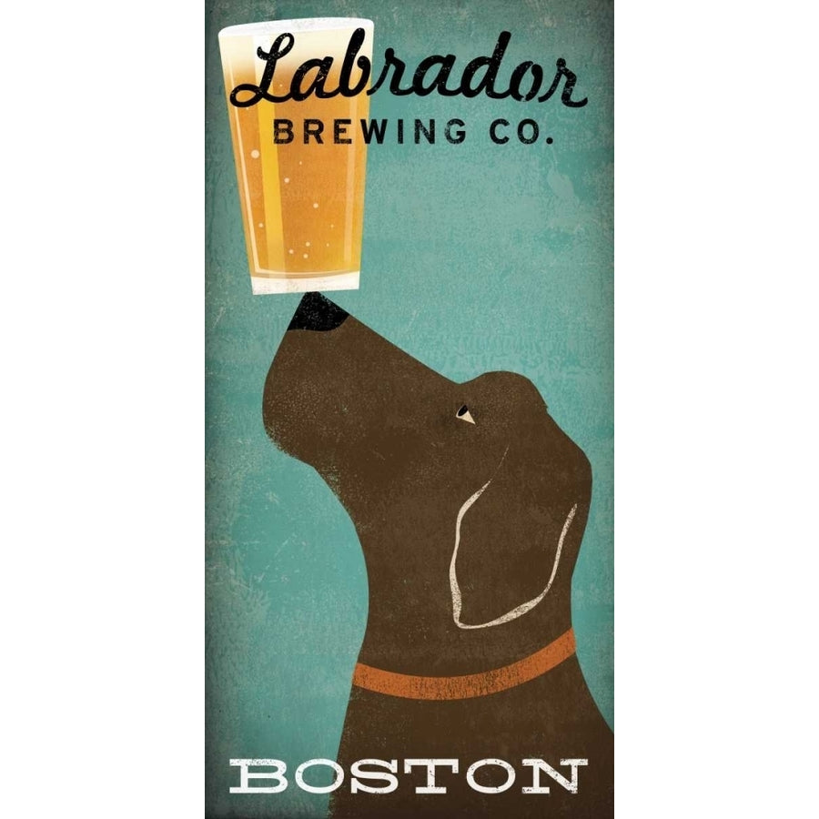 Labrador Brewing Co Boston Poster Print by Ryan Fowler Image 1