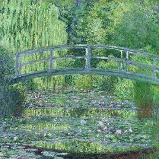 The Waterlily Pond- Green Harmony Poster Print by Claude Monet Image 2