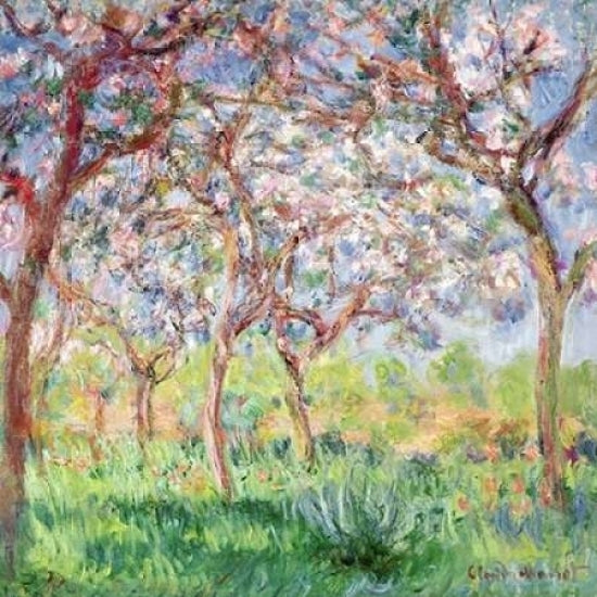 Printemps a Giverny Poster Print by Claude Monet Image 2