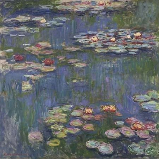 Water Lilies Poster Print by Claude Monet Image 2