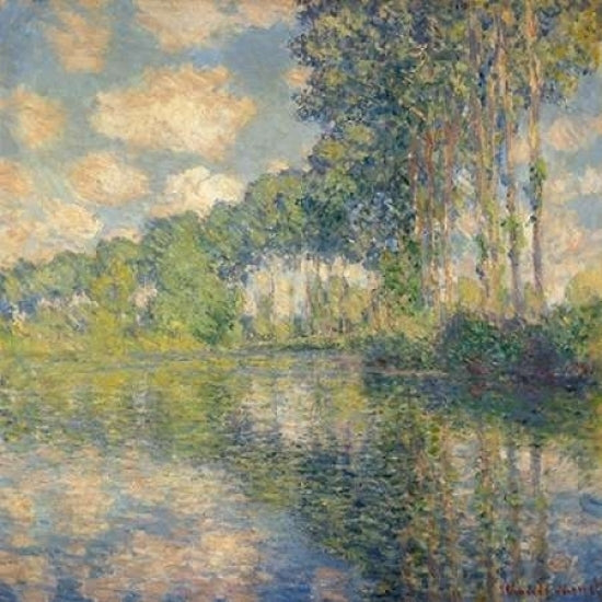 Poplars on the Epte Poster Print by Claude Monet Image 2