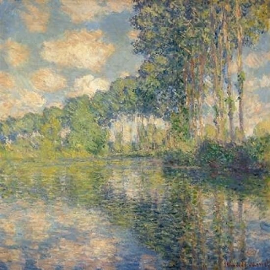 Poplars on the Epte Poster Print by Claude Monet Image 1