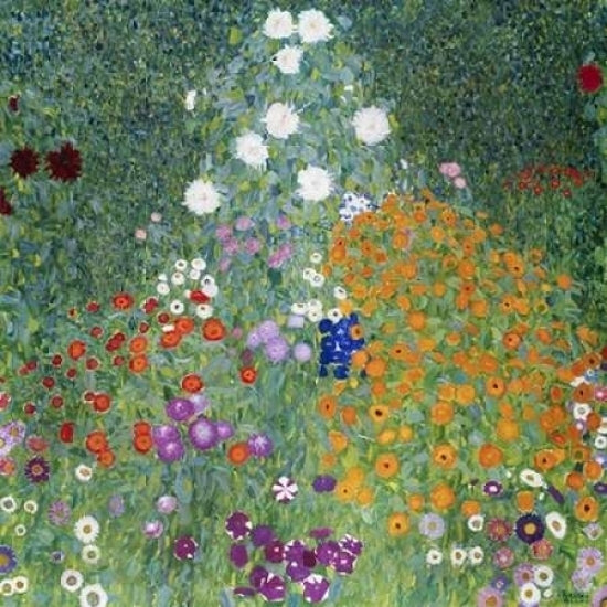 Farmers Garden Poster Print by Gustav Klimt Image 2