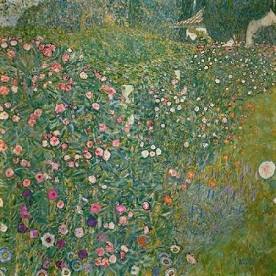 Italian Garden Landscape Poster Print by Gustav Klimt Image 1