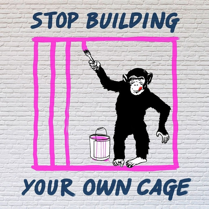 Chimp In Cage Poster Print by Masterfunk Collective Image 2