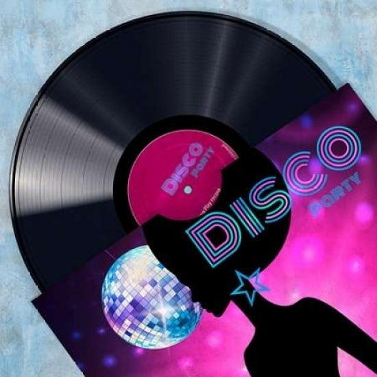 Vinyl Club- Disco Poster Print by Steven Hill Image 2