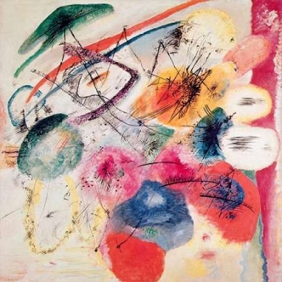 Black Lines Poster Print by Wassily Kandinsky Image 2