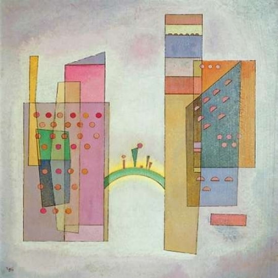 The Bridge Poster Print by Wassily Kandinsky Image 2