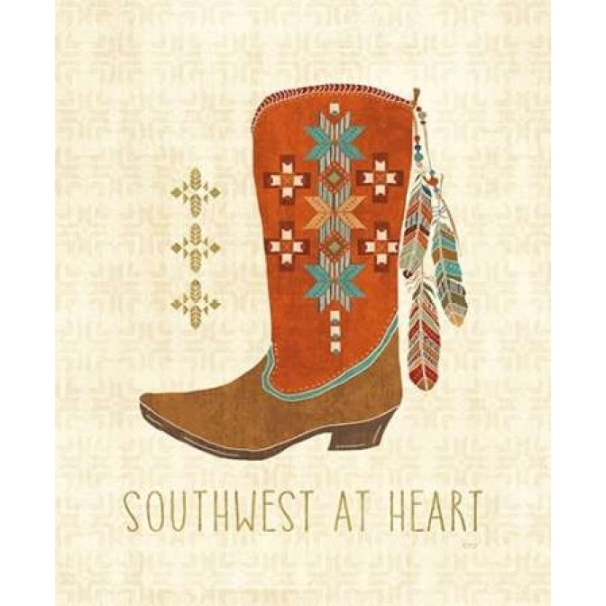 Southwest at Heart IV Poster Print by Veronique Charron Image 2