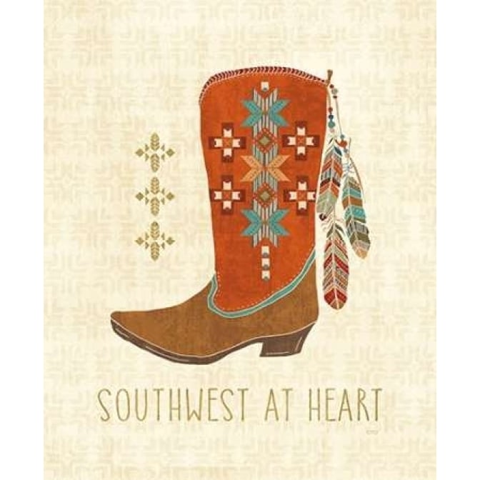 Southwest at Heart IV Poster Print by Veronique Charron Image 1