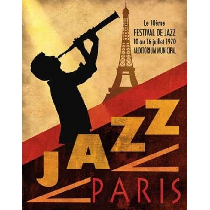 1970 Jazz in Paris Poster Print by Conrad Knutsen Image 2