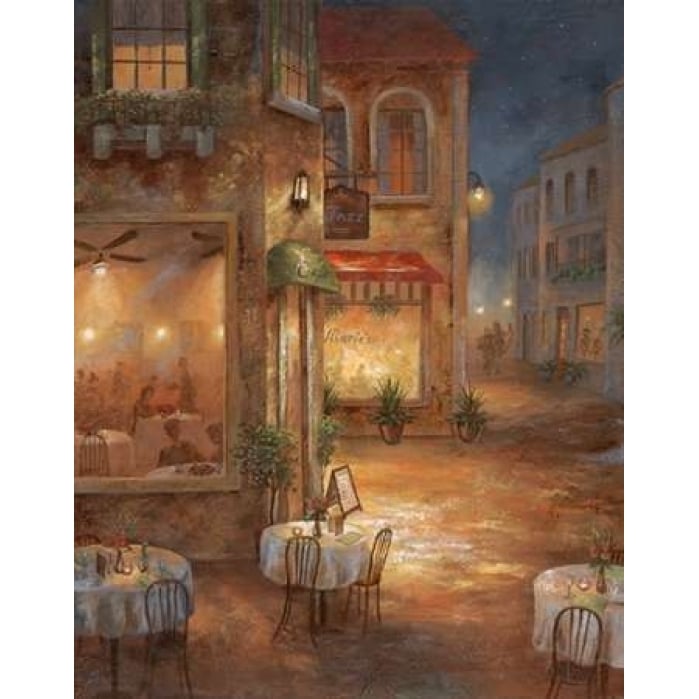 Cafe Marie Poster Print by Nan Image 2