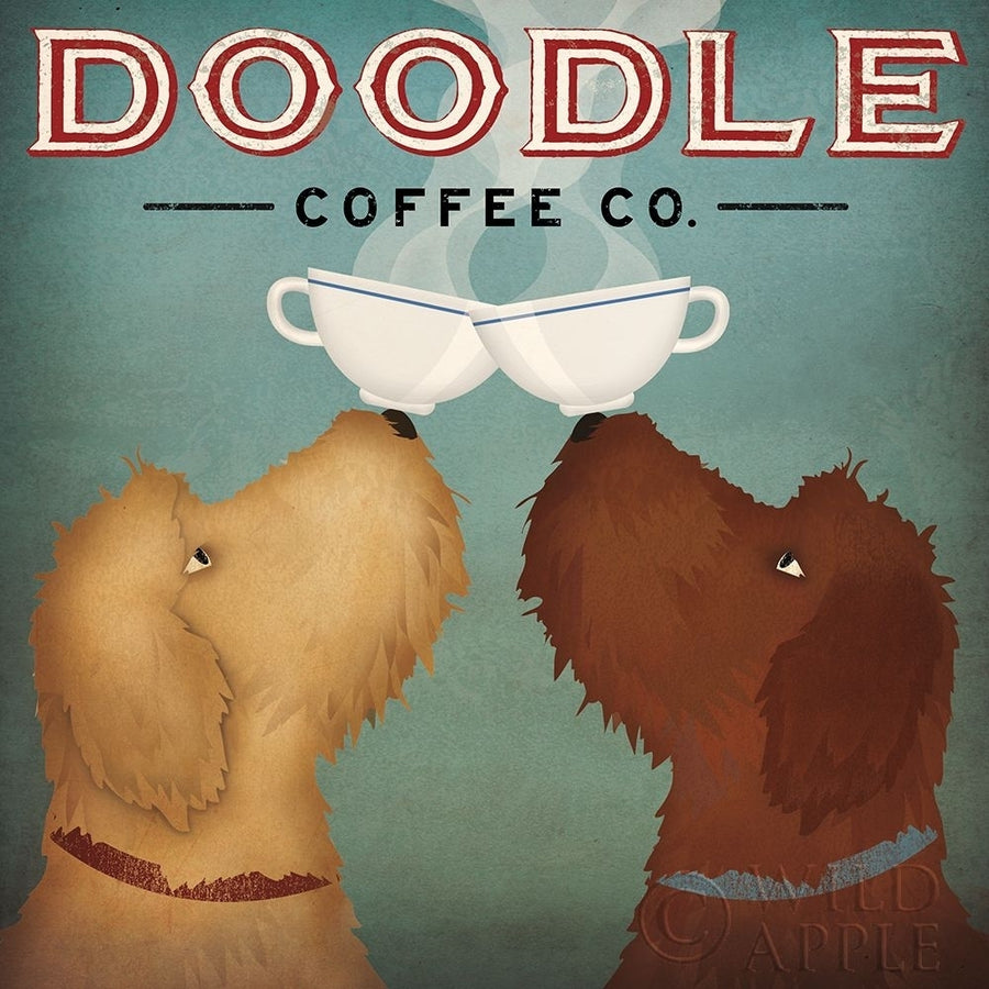 Doodle Coffee Double I Poster Print by Ryan Fowler Image 1