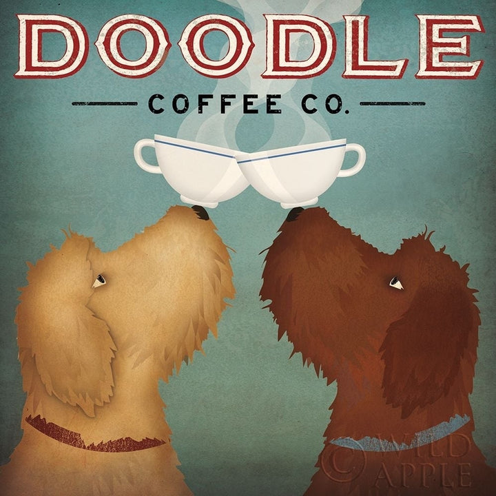 Doodle Coffee Double I Poster Print by Ryan Fowler Image 1