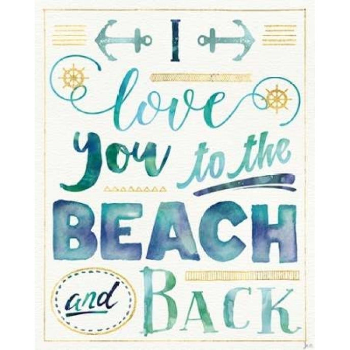 Coastal Words I Poster Print by Jess Aiken Image 2