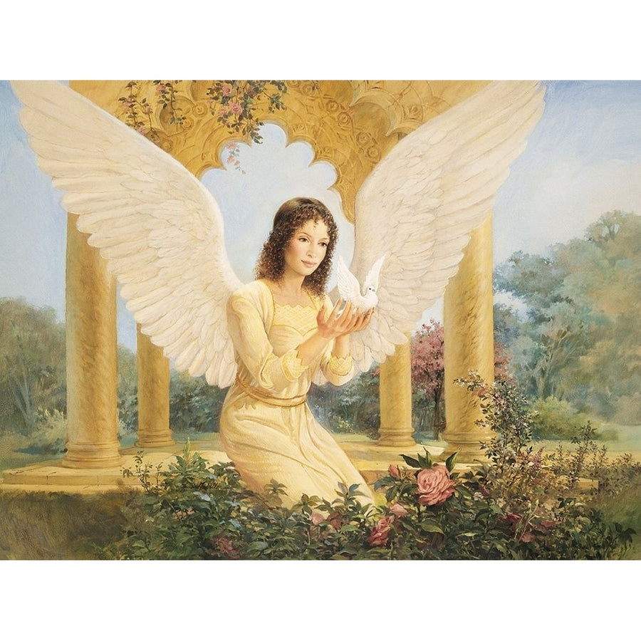 Angel and Dove Poster Print by Unknown Unknown 21296 Image 1