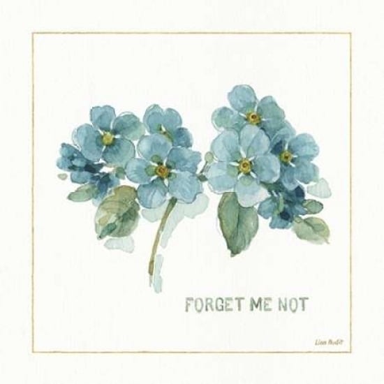 My Greenhouse Forget Me Not Poster Print by Audit Lisa Image 1