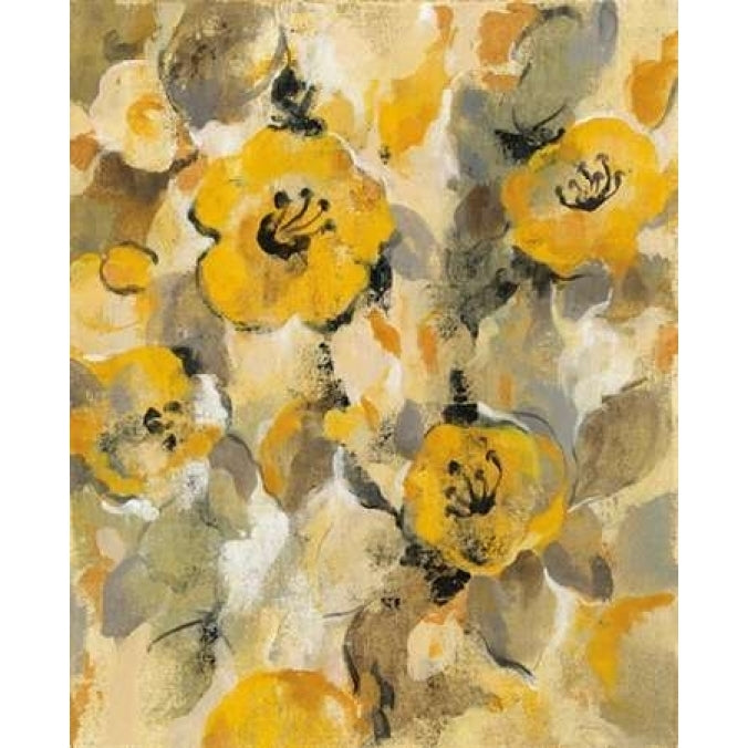 Yellow Floral I Poster Print by Silvia Vassileva Image 2