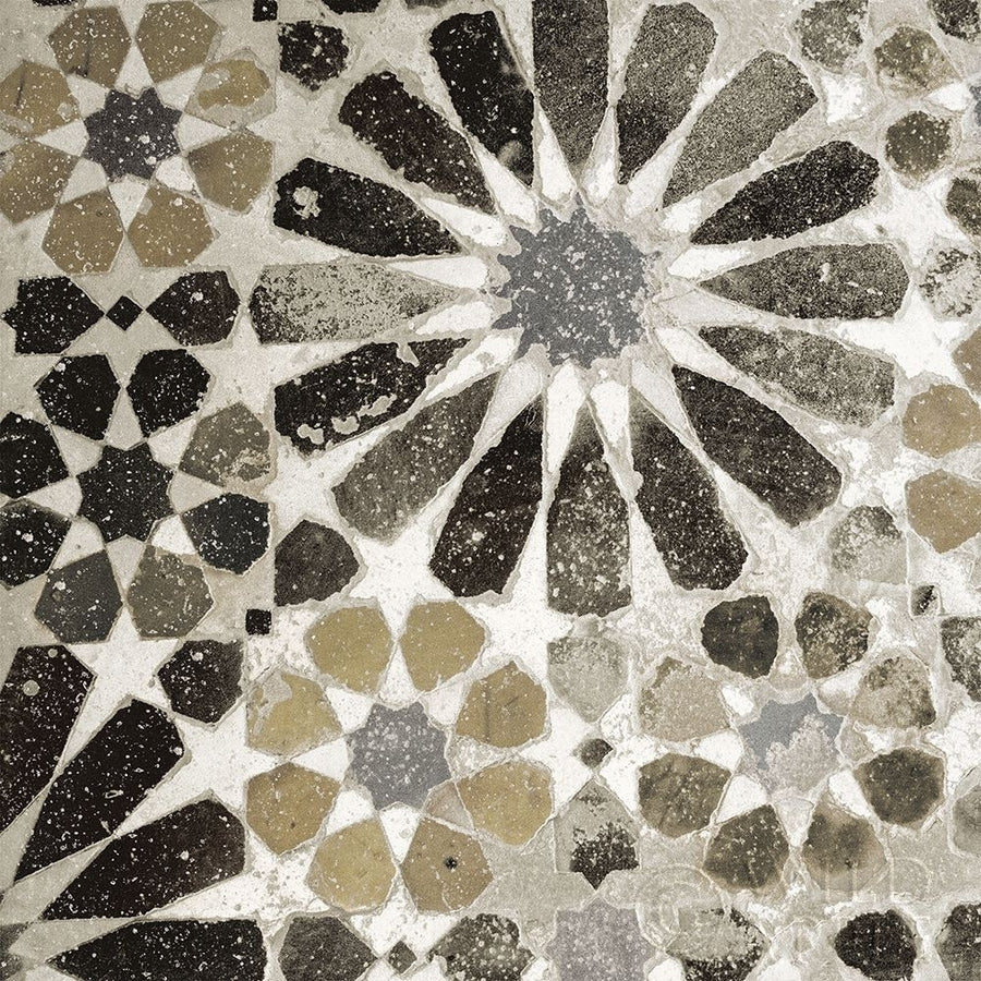 Alhambra Tile Iii Neutral Poster Print by Sue Schlabach Image 1