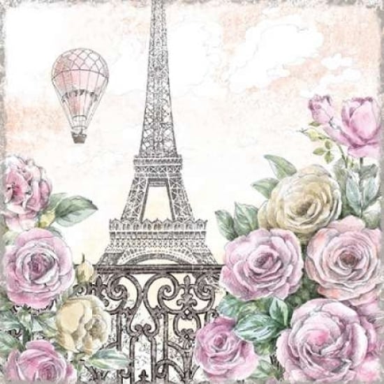 Paris Roses VI Poster Print by Beth Grove Image 1