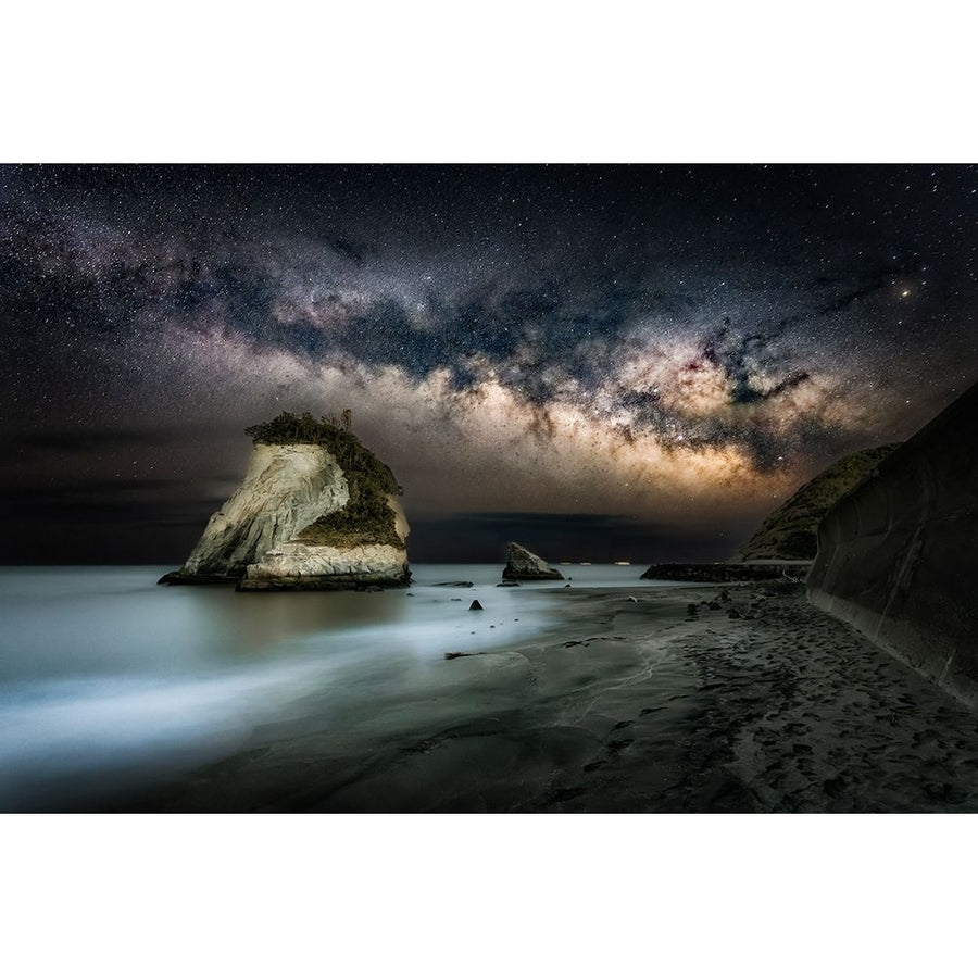 Milky Way Over The Beach Poster Print - Daiki Suzuki Image 1