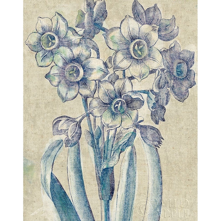 Belle Fleur Iv Crop Linen Poster Print by Sue Schlabach Image 2