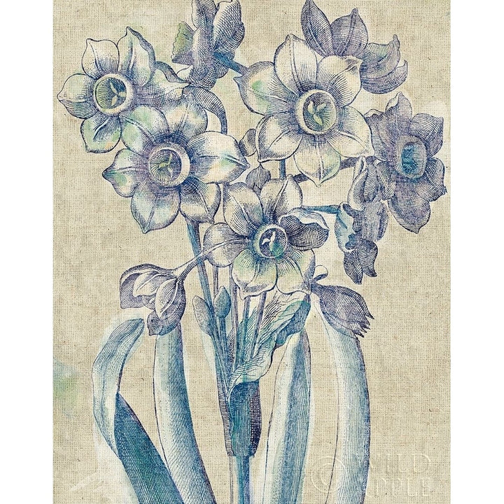 Belle Fleur Iv Crop Linen Poster Print by Sue Schlabach Image 1