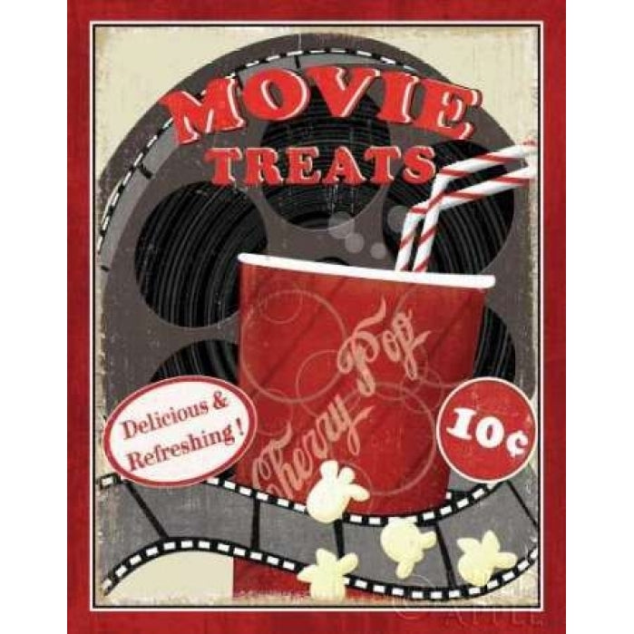 At the Movies II Poster Print by Veronique Charron Image 2