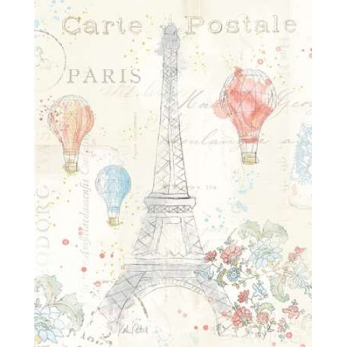 Lighthearted in Paris II Poster Print by Katie Pertiet Image 2