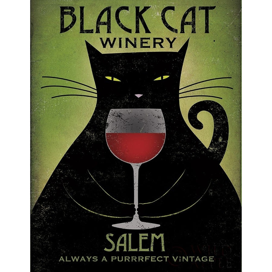 Black Cat Winery Salem Poster Print by Ryan Fowler 25191 Image 1