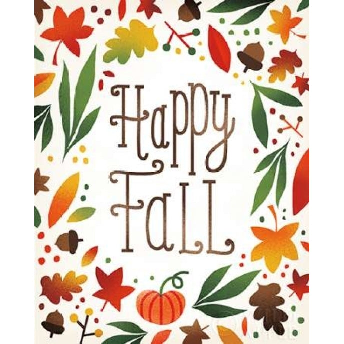 Harvest Time Happy Fall Poster Print by Michael Mullan Image 1