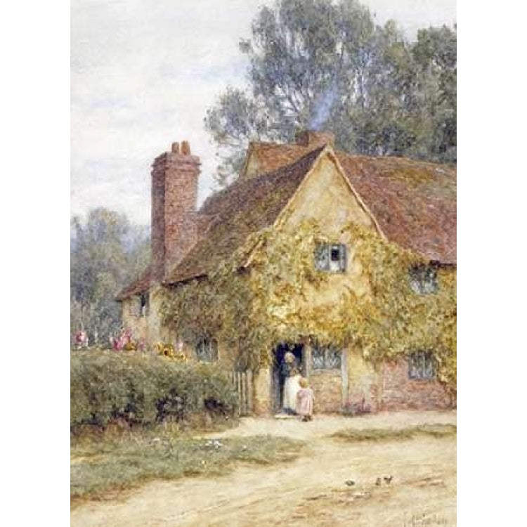 A Cottage at Denham Buckinghamshire Poster Print by Helen Allingham Image 2